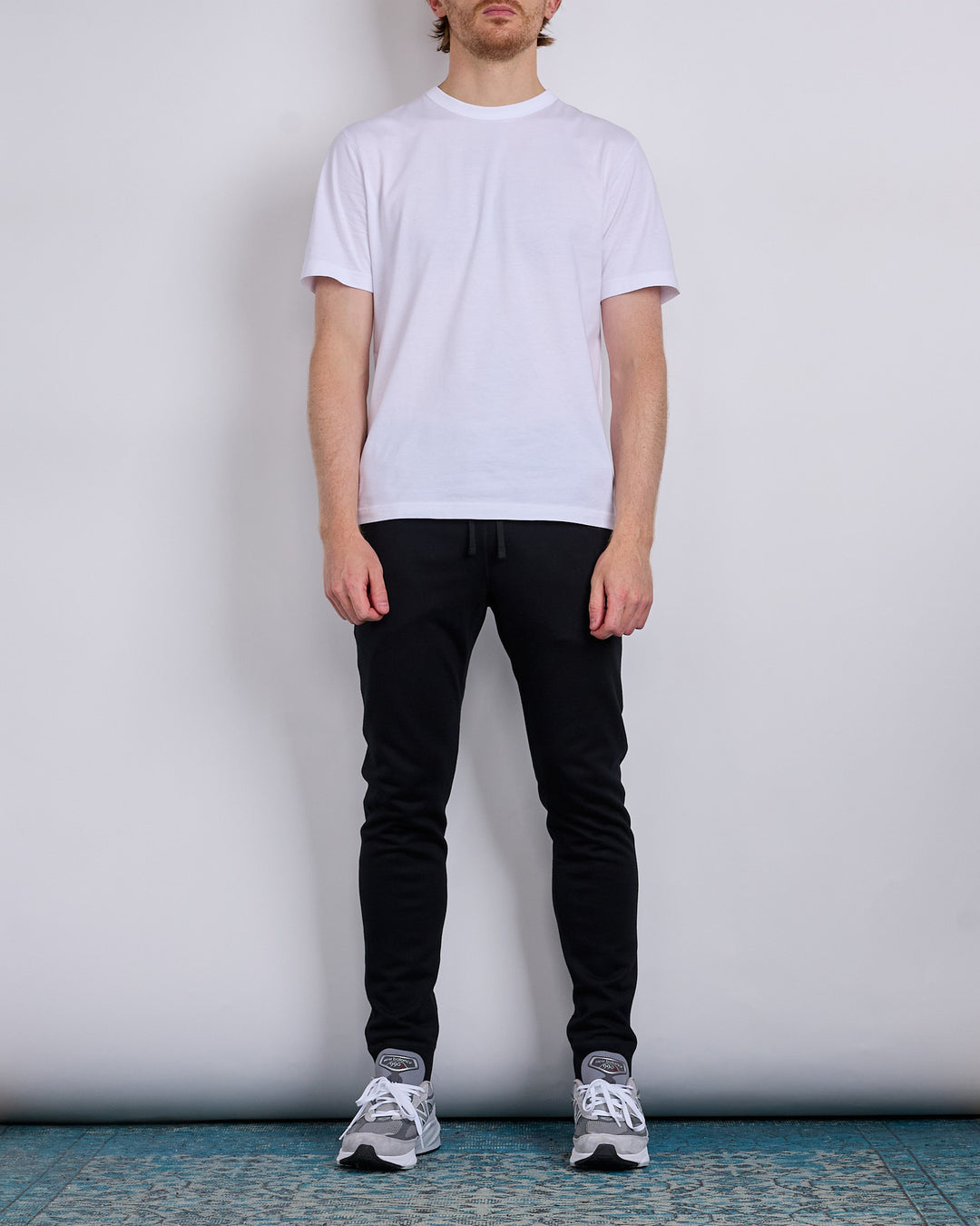 Reigning Champ Core Midweight Terry Slim Sweatpant Black