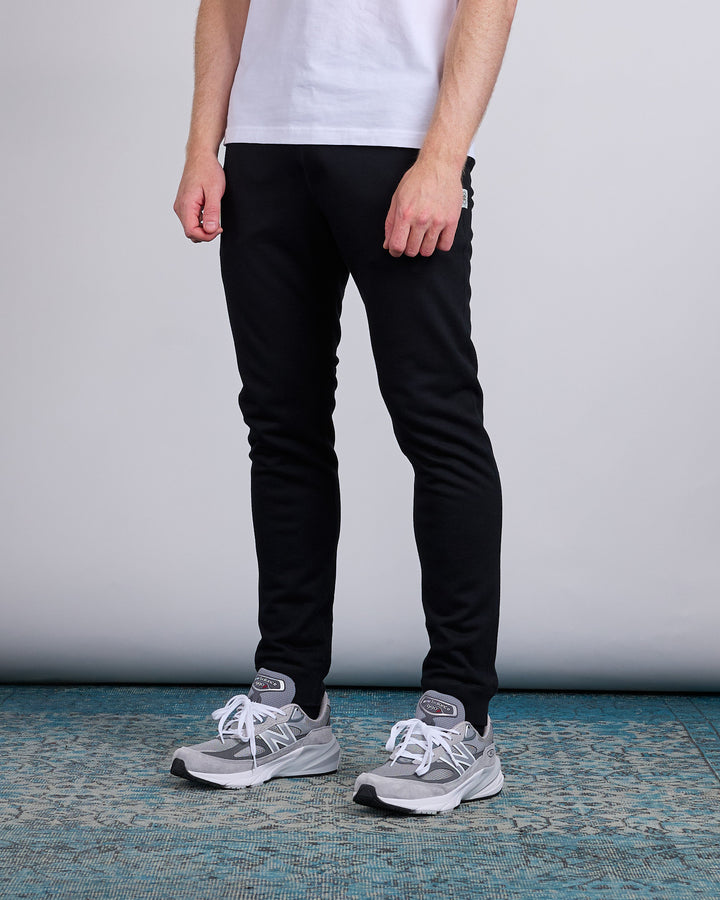 Reigning Champ Core Midweight Terry Slim Sweatpant Black