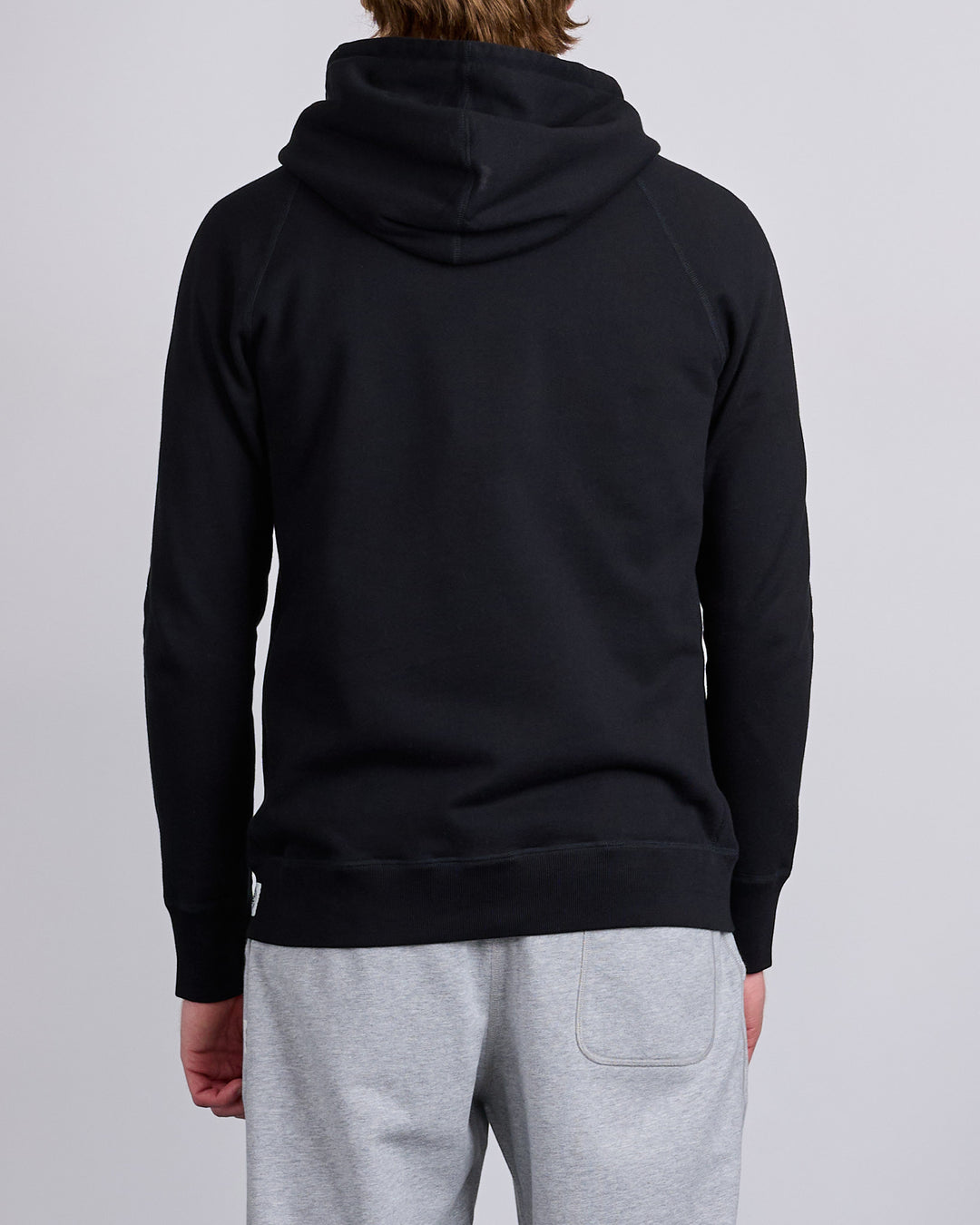 Reigning Champ Core Midweight Terry Slim Zip Hoodie Black