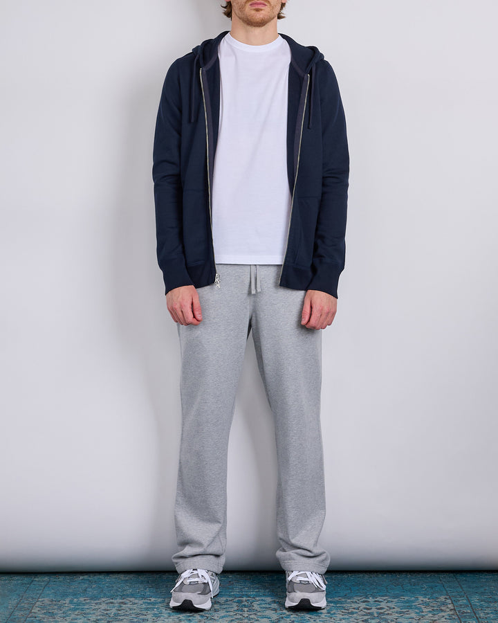 Reigning Champ Core Midweight Terry Slim Zip Hoodie Navy