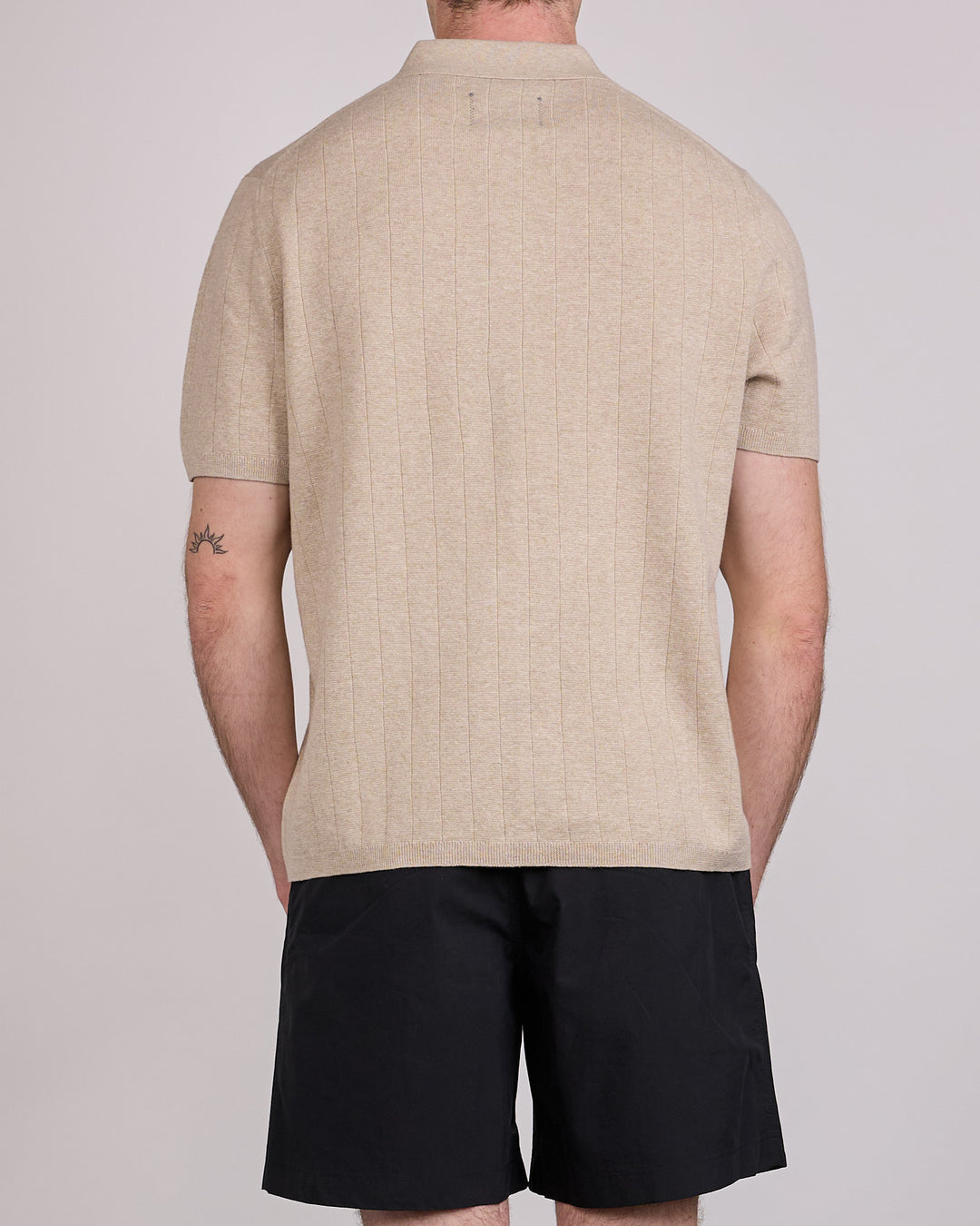 Reigning Champ Cotton-Linen Piazza Button Shirt Heather Oatmeal