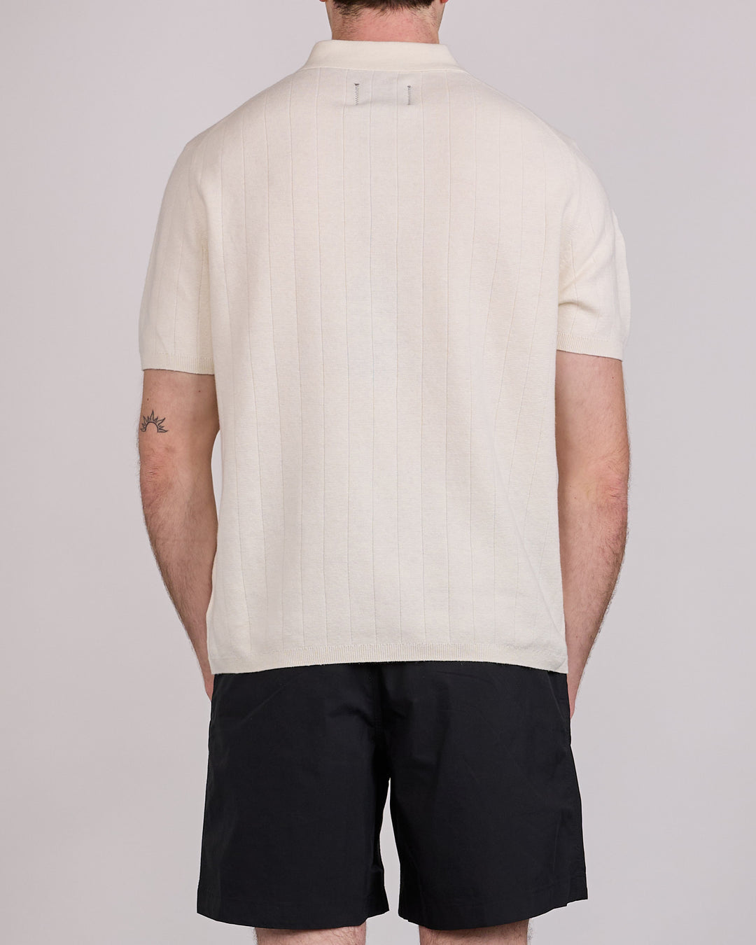 Reigning Champ Cotton-Linen Piazza Button Shirt Ivory