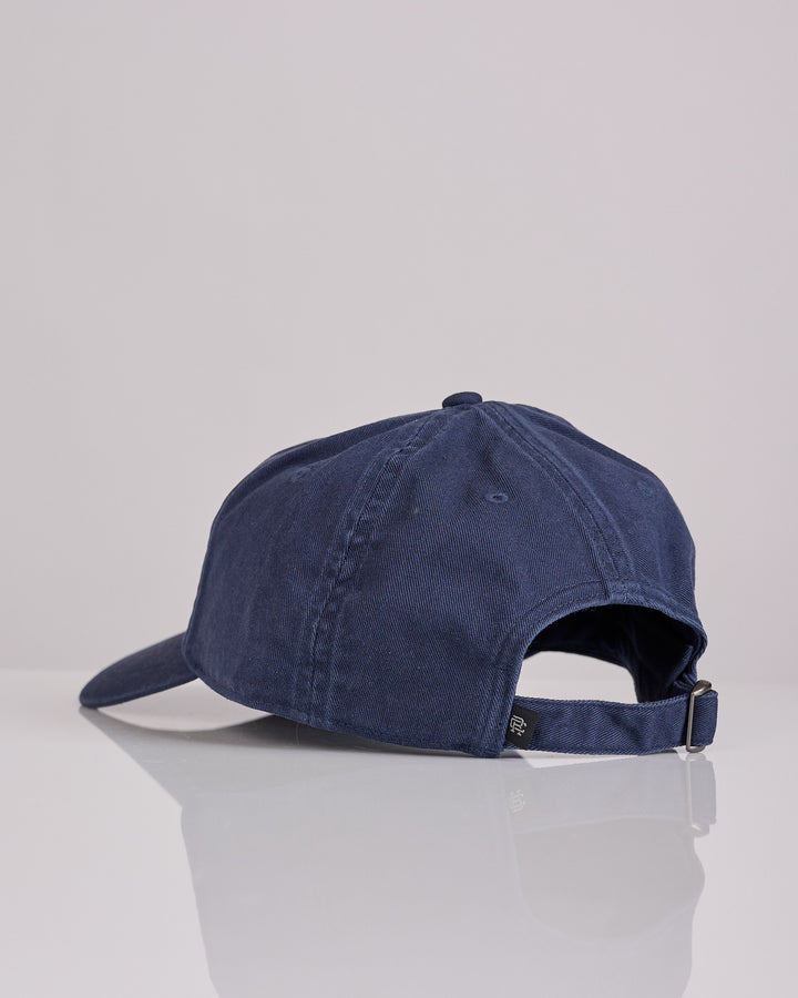 Reigning Champ Cotton Chino Low Pro Cap Washed Navy