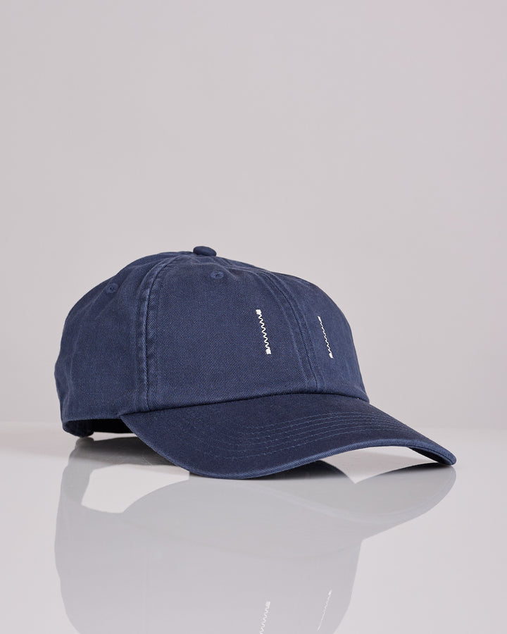Reigning Champ Cotton Chino Low Pro Cap Washed Navy