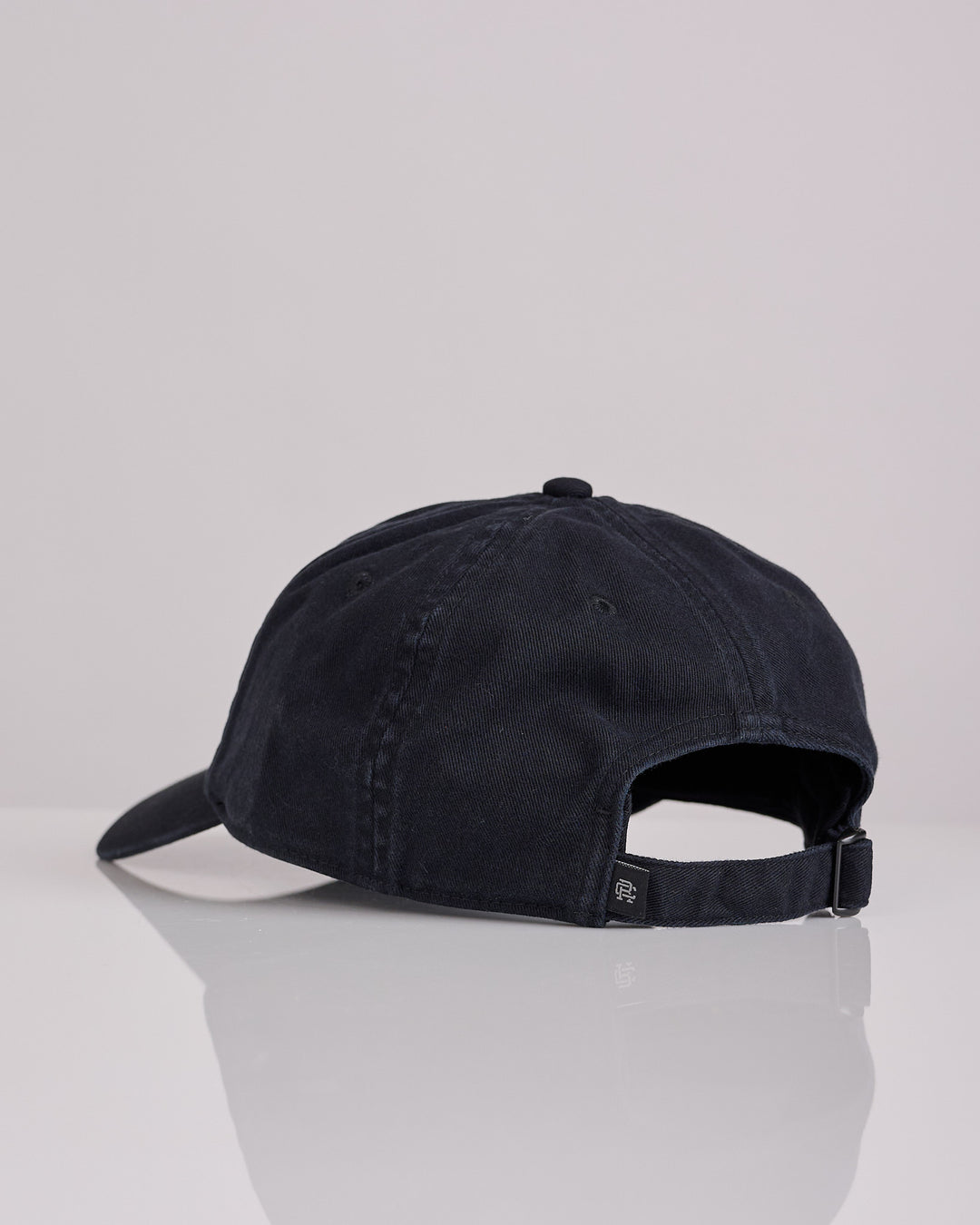 Reigning Champ Cotton Chino Low Pro Monogram Cap Washed Black