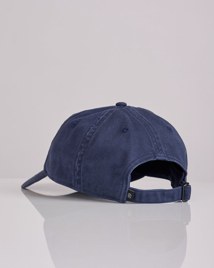 Reigning Champ Cotton Chino Low Pro Monogram Cap Washed Navy