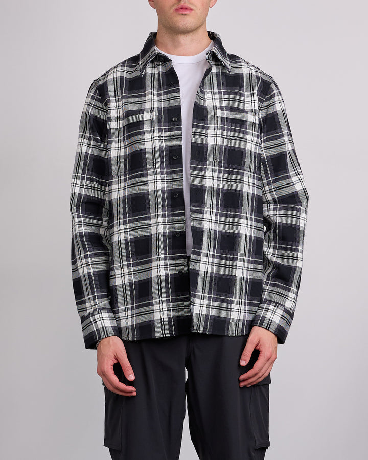 Reigning Champ Cotton Plaid Union Standard Button Shirt White