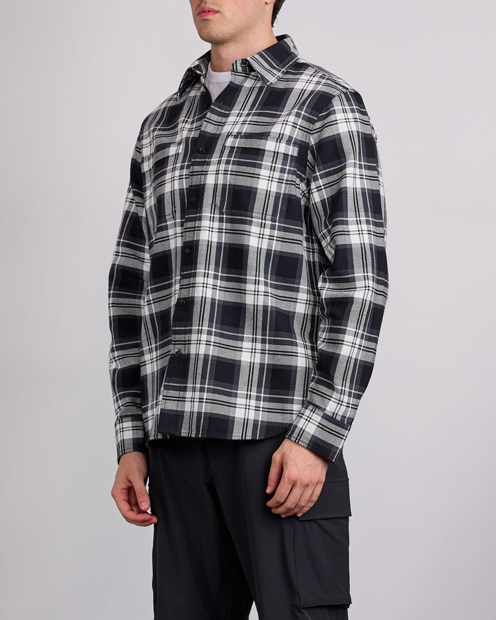 Reigning Champ Cotton Plaid Union Standard Button Shirt White