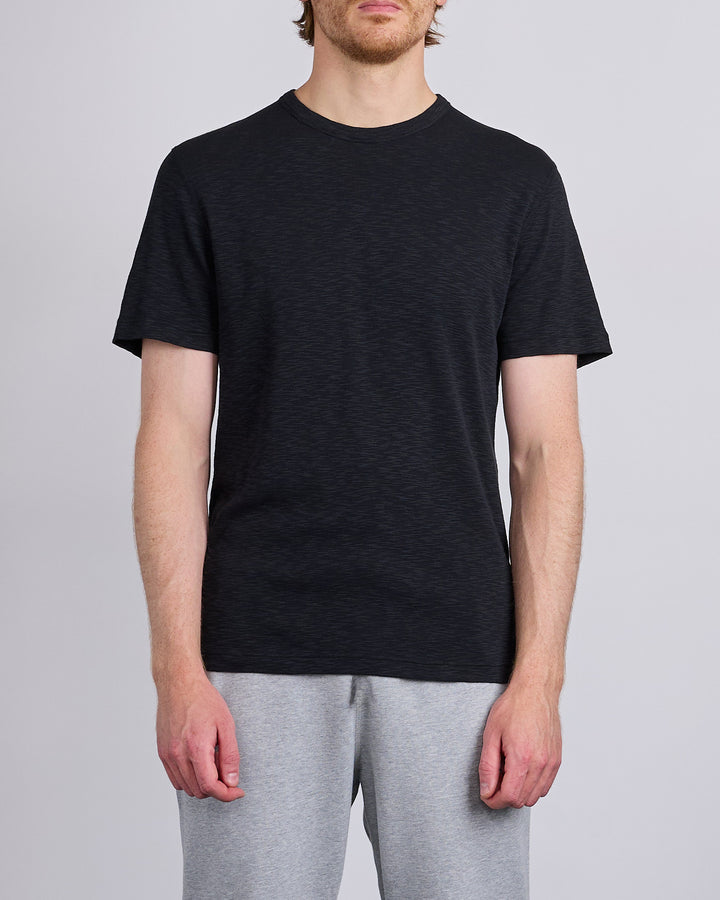 Reigning Champ Knit 1x1 Slub T-Shirt  Black
