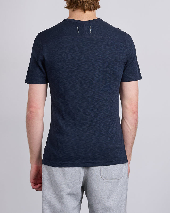 Reigning Champ Knit 1x1 Slub T-Shirt  Navy
