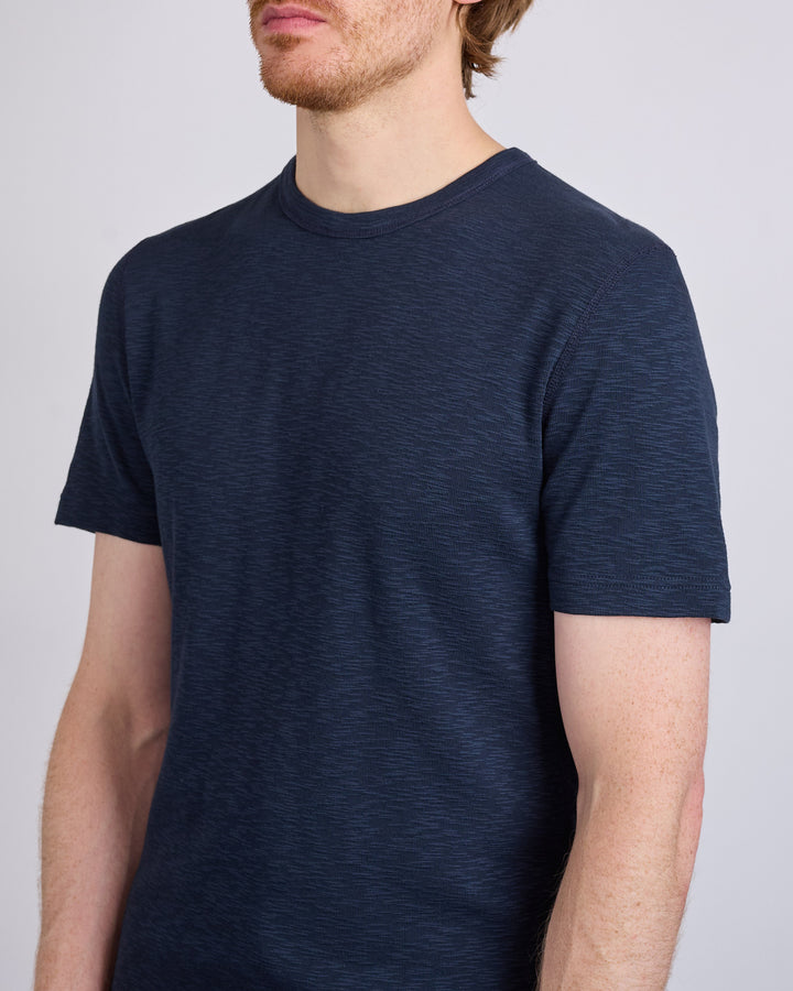 Reigning Champ Knit 1x1 Slub T-Shirt  Navy