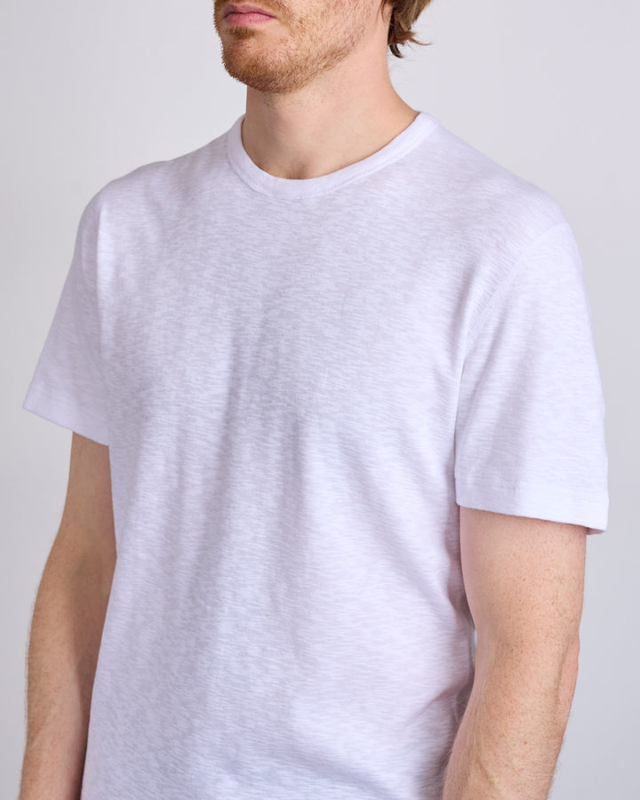 Reigning Champ Knit 1x1 Slub T-Shirt  White