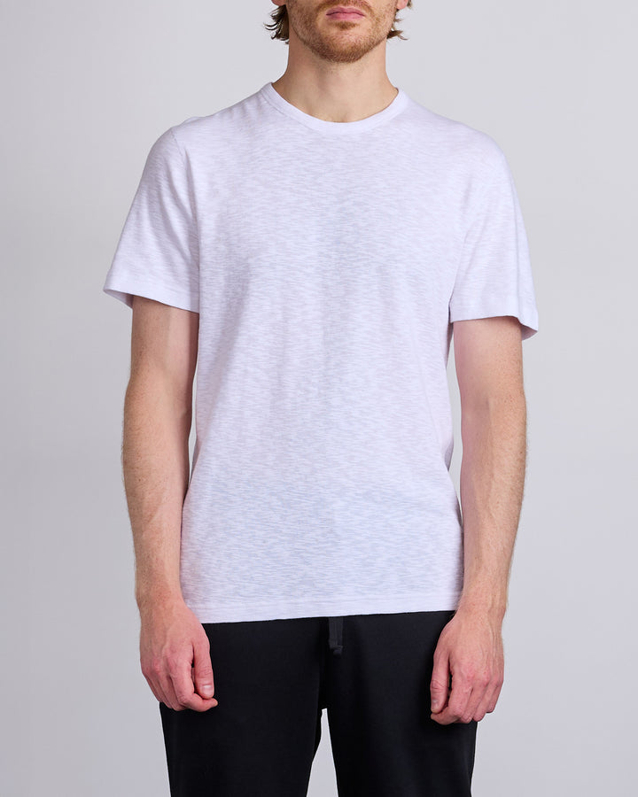 Reigning Champ Knit 1x1 Slub T-Shirt  White