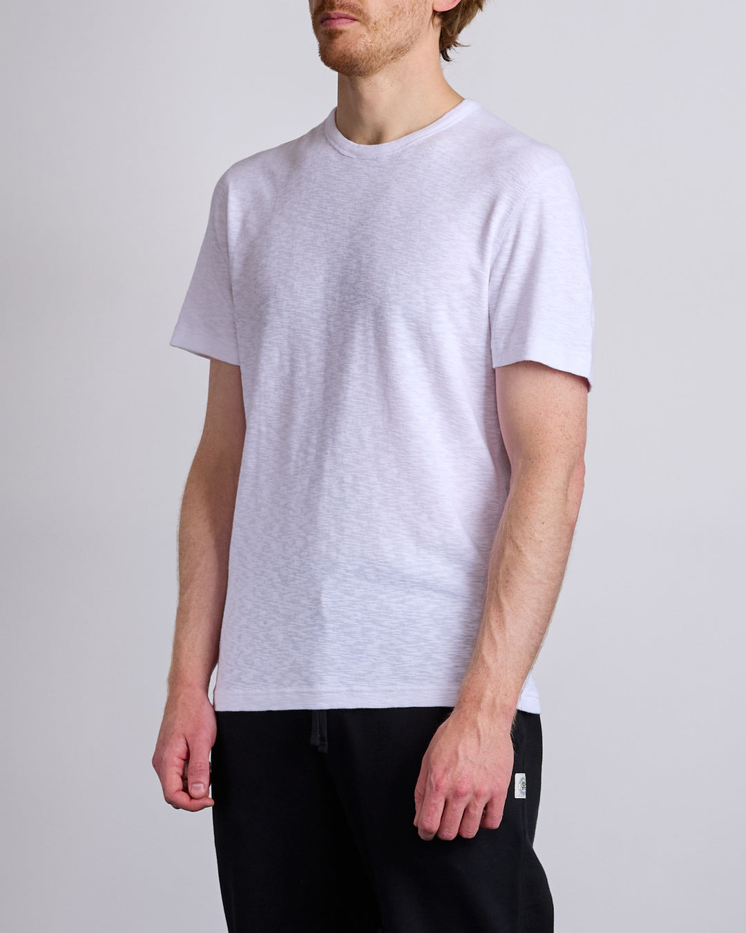 Reigning Champ Knit 1x1 Slub T-Shirt  White