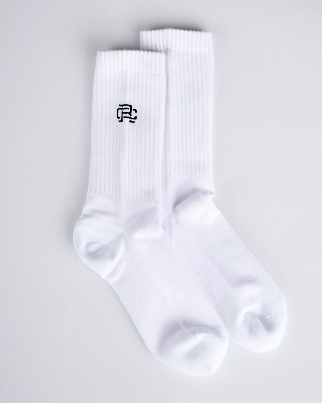 Reigning Champ Knit Classic Crew Sock White/Black