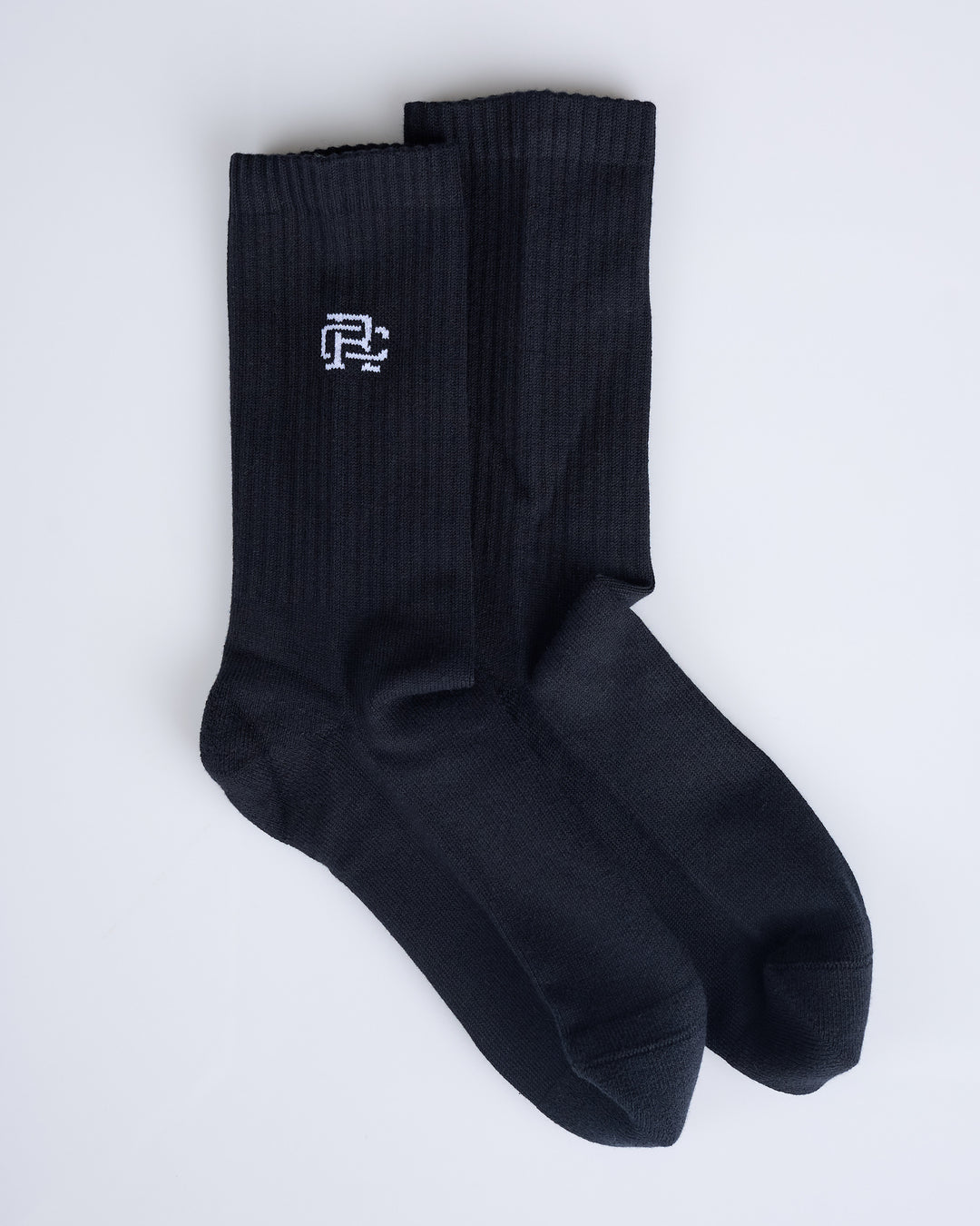 Reigning Champ Knit Classic Crew Sock Black/White
