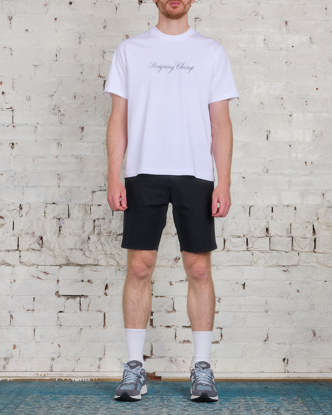 Reigning Champ Knit Coach's Short Black