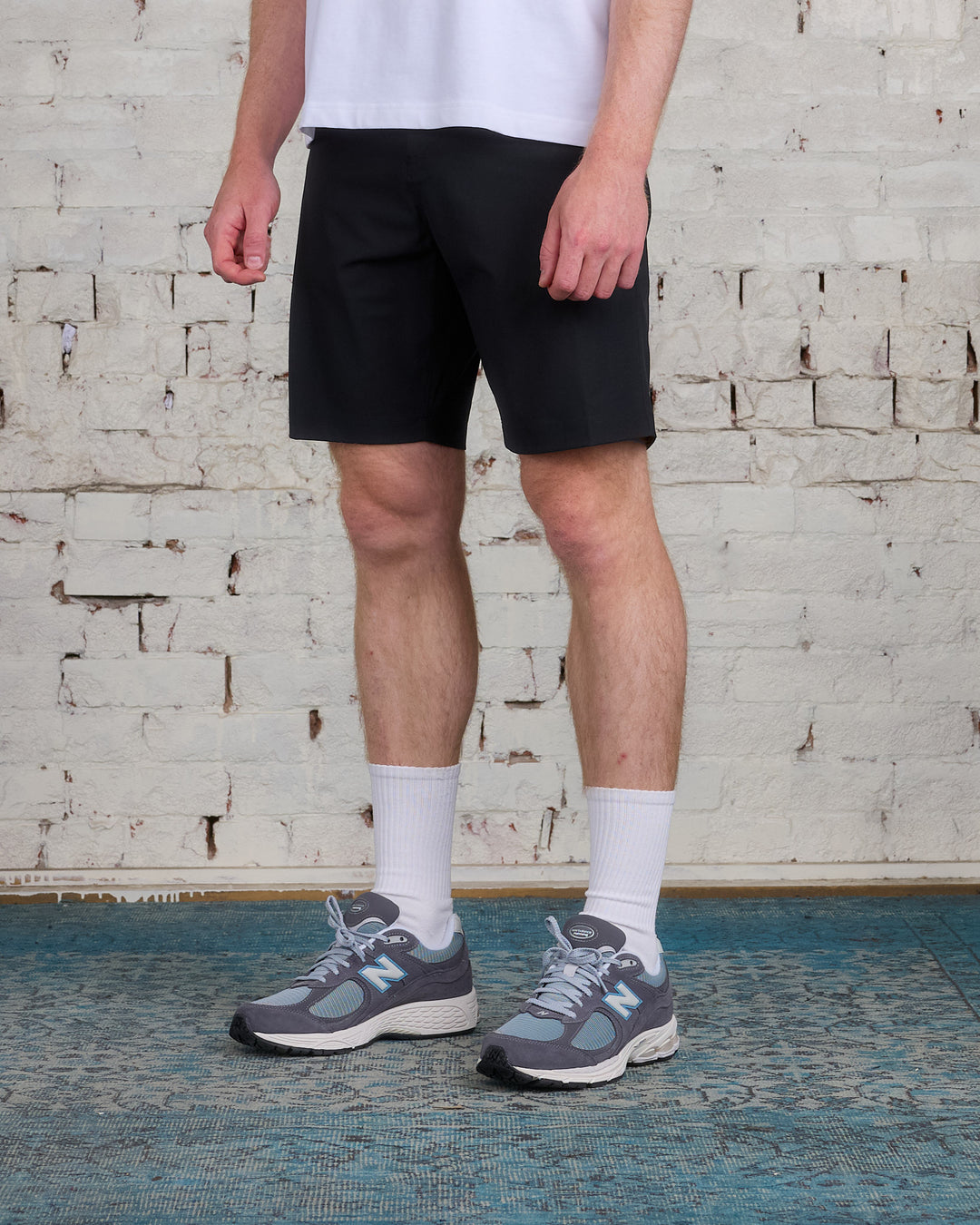 Reigning Champ Knit Coach's Short Black