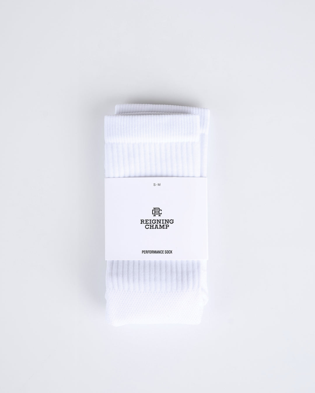 Reigning Champ Knit Performance Sock White