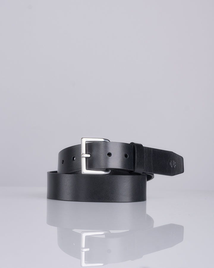 Reigning Champ Leather Belt Black