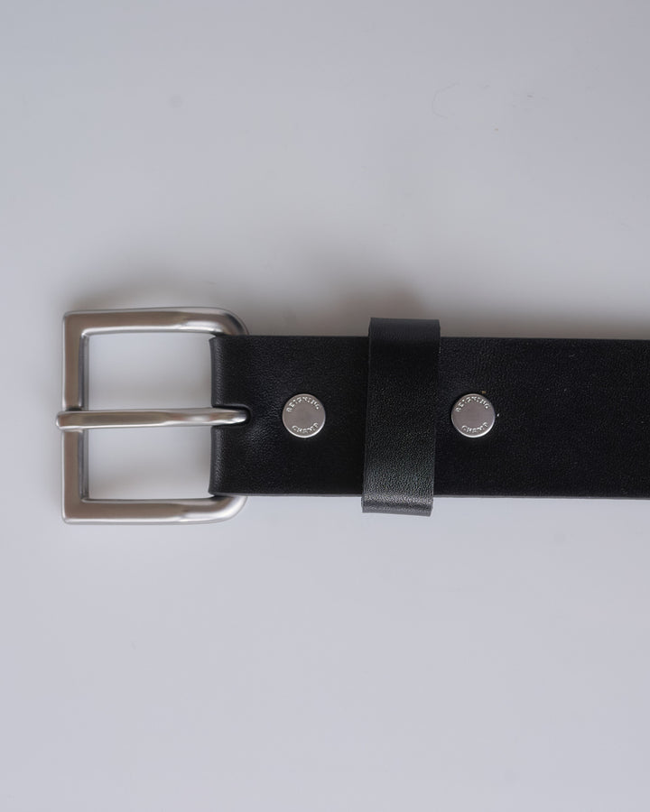 Reigning Champ Leather Belt Black