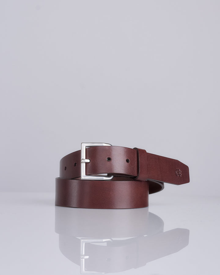 Reigning Champ Leather Belt Brown