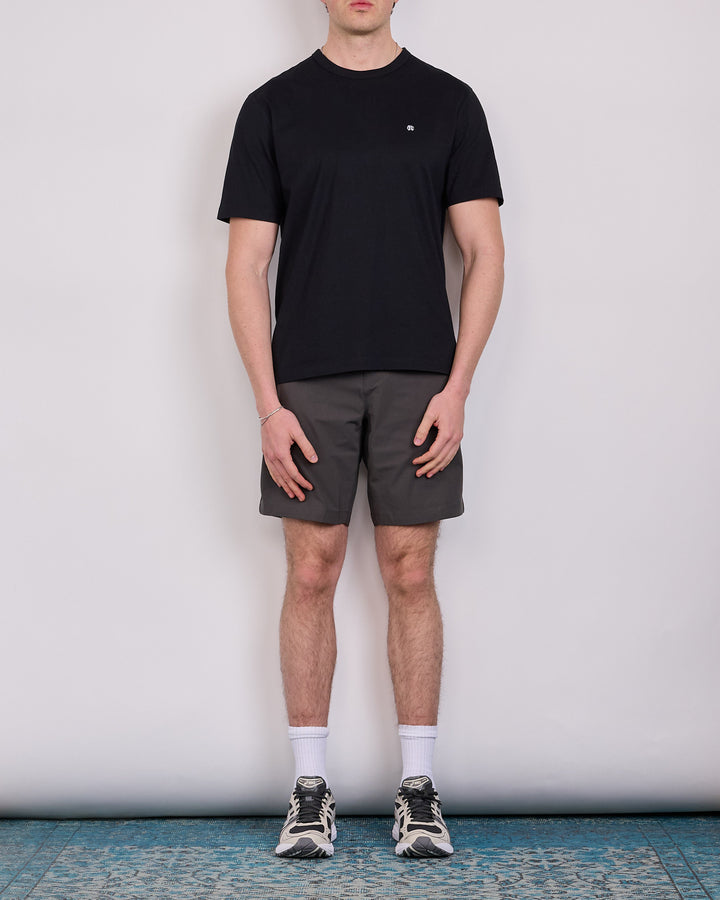 Reigning Champ Lightweight Jersey Monogram T-Shirt Black