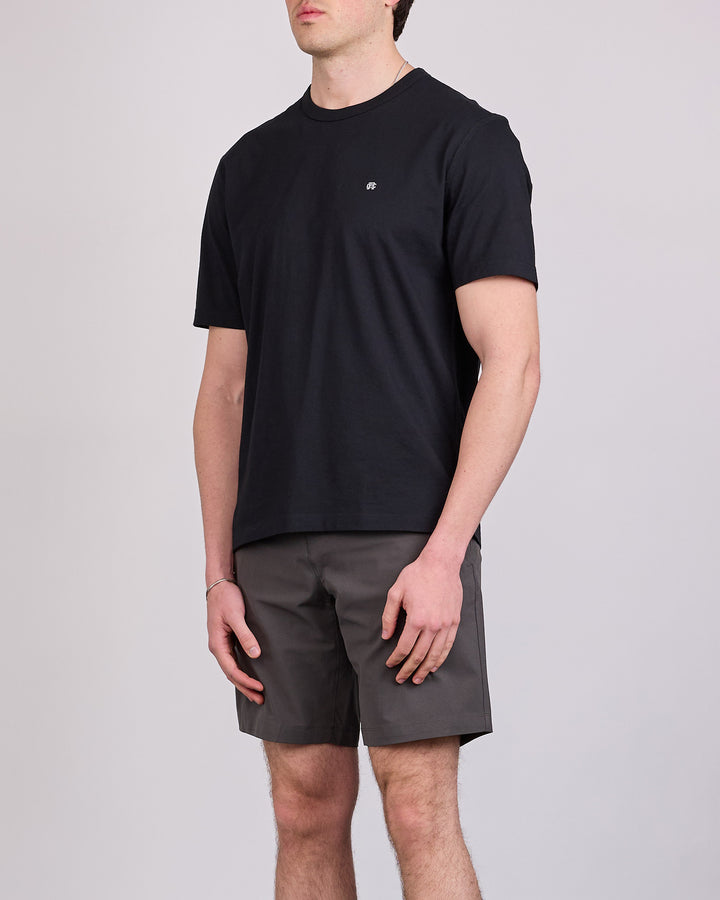 Reigning Champ Lightweight Jersey Monogram T-Shirt Black