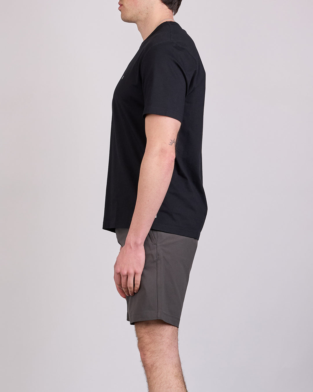 Reigning Champ Lightweight Jersey Monogram T-Shirt Black