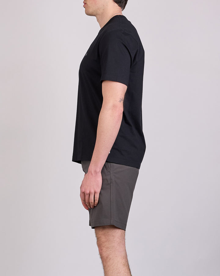 Reigning Champ Lightweight Jersey Monogram T-Shirt Black