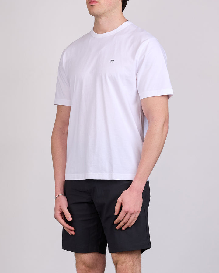 Reigning Champ Lightweight Jersey Monogram T-Shirt White