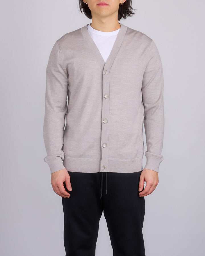 Reigning Champ Lightweight Merino Harry Cardigan Dove