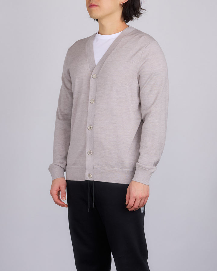 Reigning Champ Lightweight Merino Harry Cardigan Dove