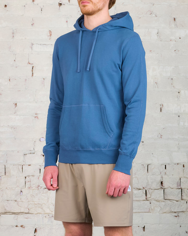 Reigning Champ Lightweight Terry Hooded Sweatshirt Washed Blue