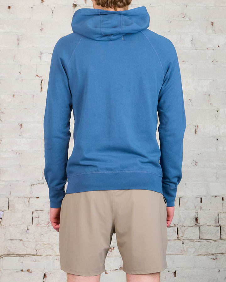 Reigning Champ Lightweight Terry Hooded Sweatshirt Washed Blue