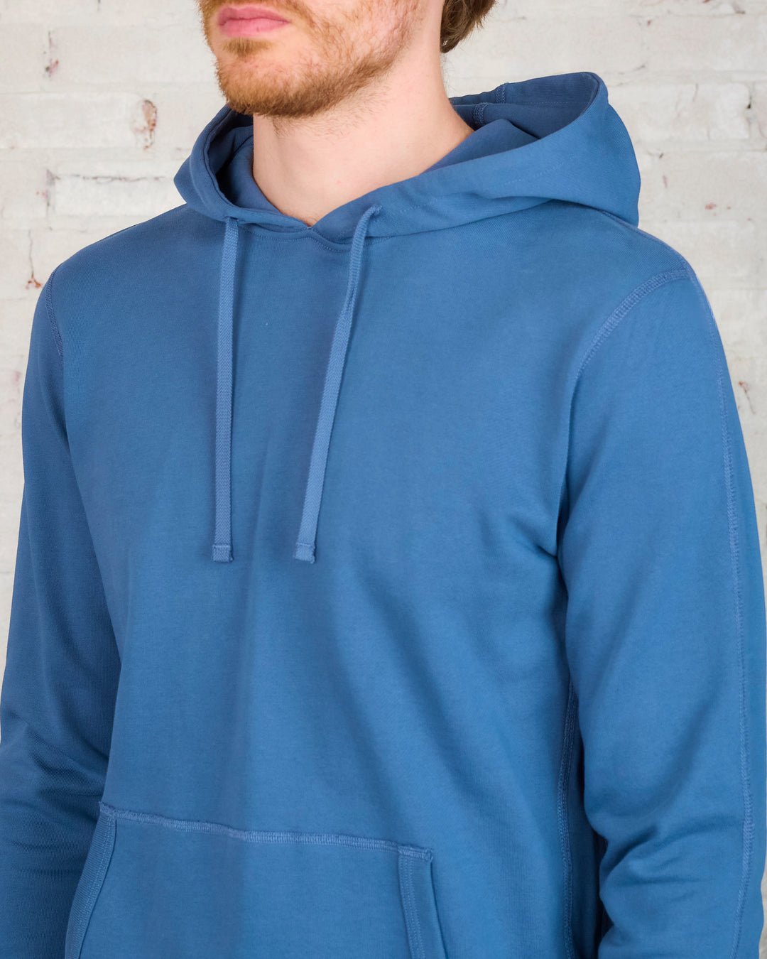 Reigning Champ Lightweight Terry Hooded Sweatshirt Washed Blue