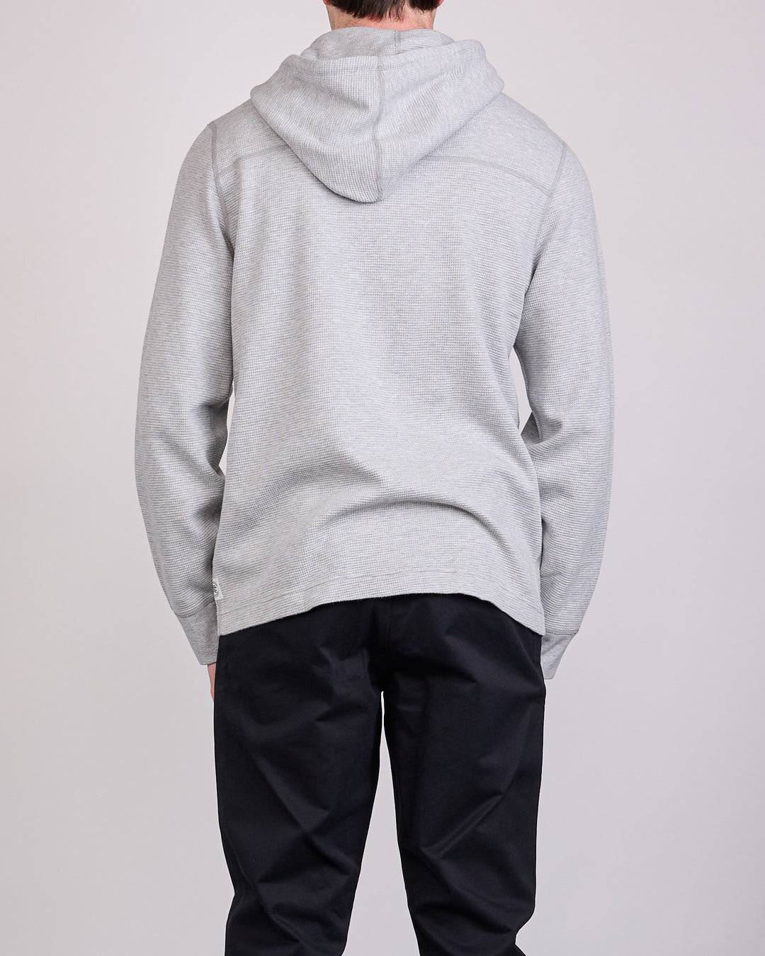 Reigning Champ Lightweight Waffle Standard Hoodie Heather Grey