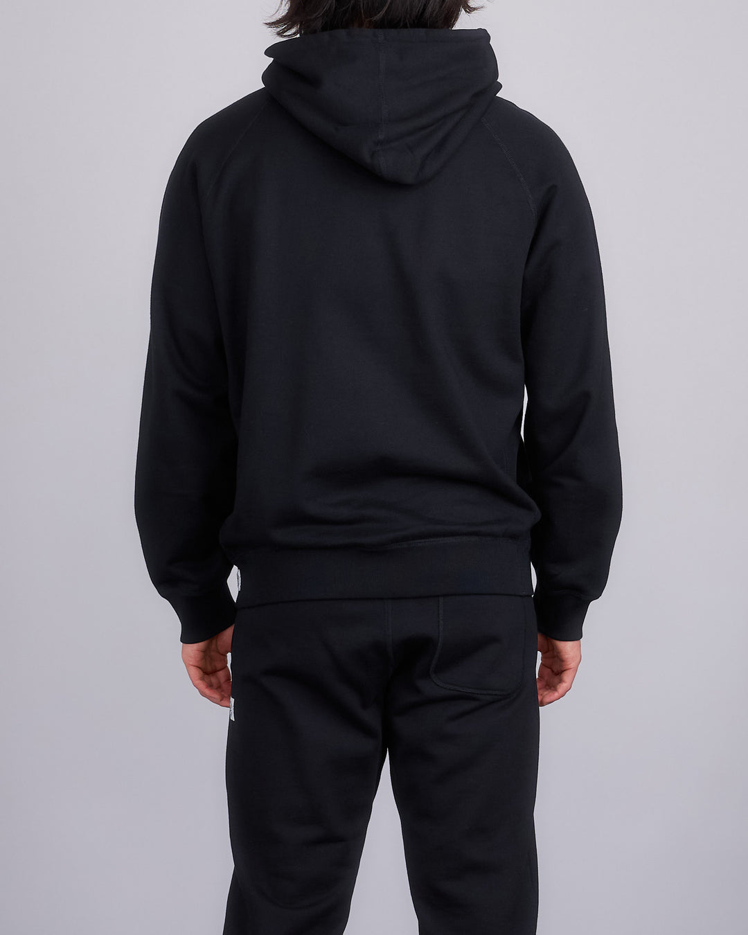 Reigning Champ Midweight Arch Logo Hoodie Black