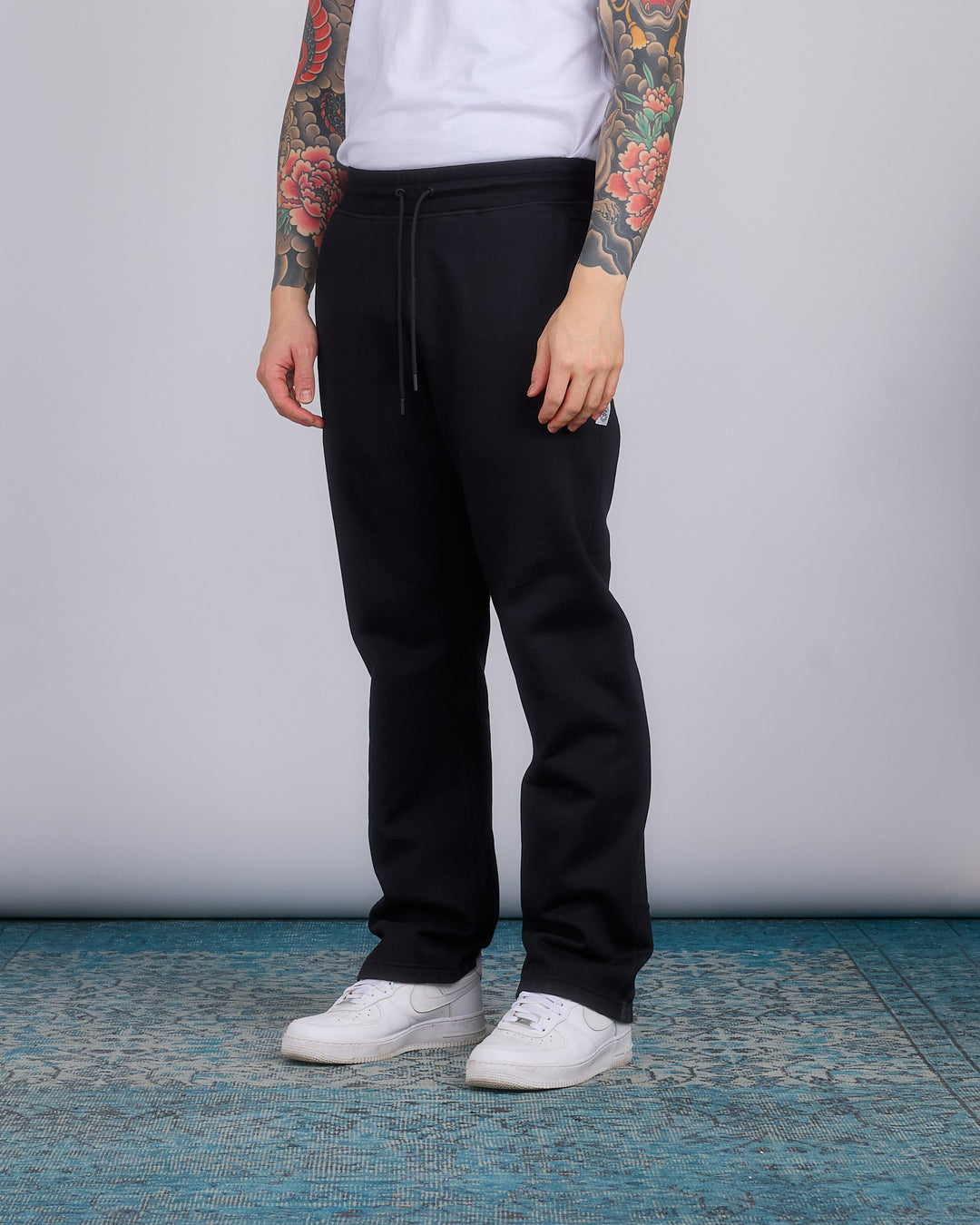 Reigning Champ Midweight Fleece Straight Leg Sweatpant Black