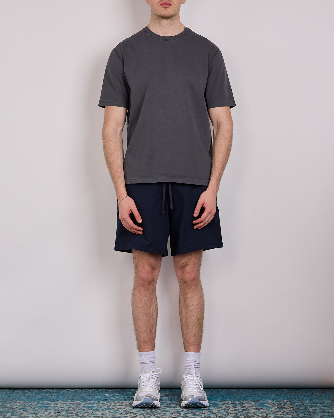 Reigning Champ Midweight Jersey Fadeaway Standard T-Shirt Faded Black