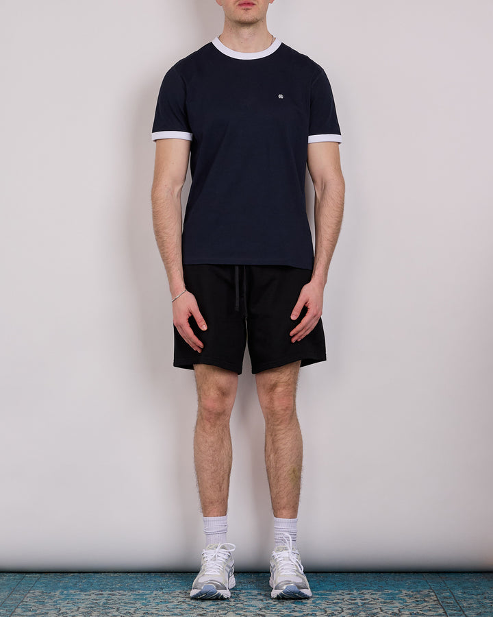 Reigning Champ Midweight Jersey Ringer T-Shirt Navy-White