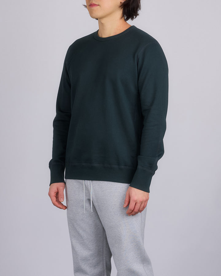 Reigning Champ Midweight Terry Slim Crewneck Petrol