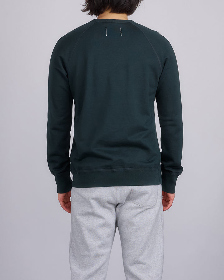 Reigning Champ Midweight Terry Slim Crewneck Petrol