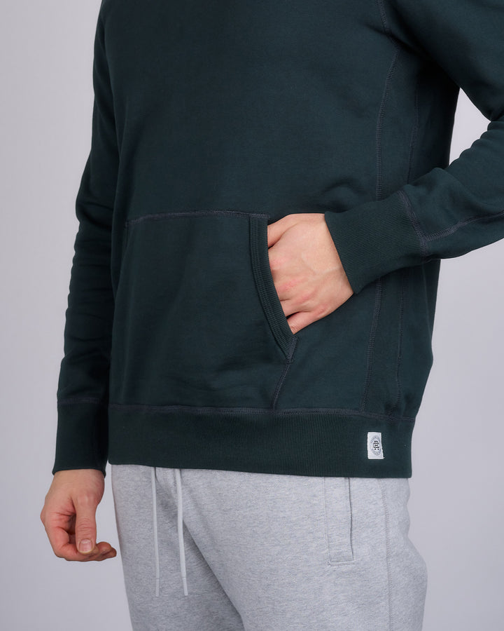 Reigning Champ Midweight Terry Slim Hoodie Petrol