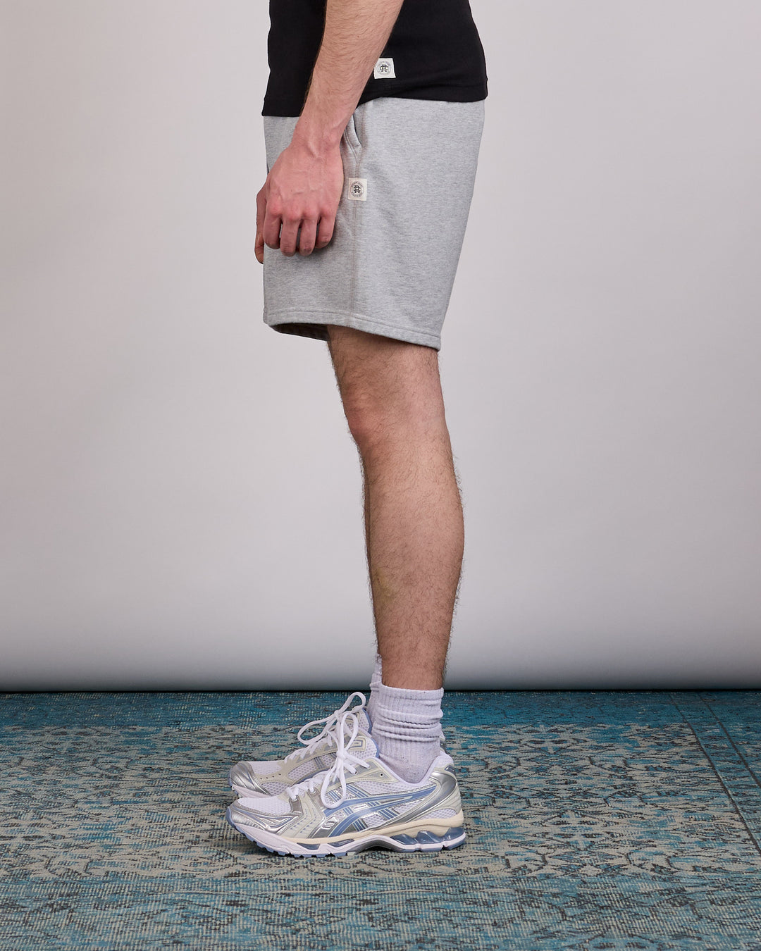 Reigning Champ Midweight Terry Standard Sweatshort 7" Heather Grey