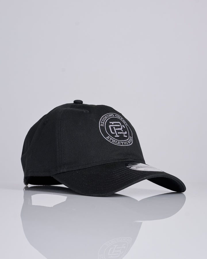 Reigning Champ NE 9Twenty Crest Logo Cap Black Charcoal