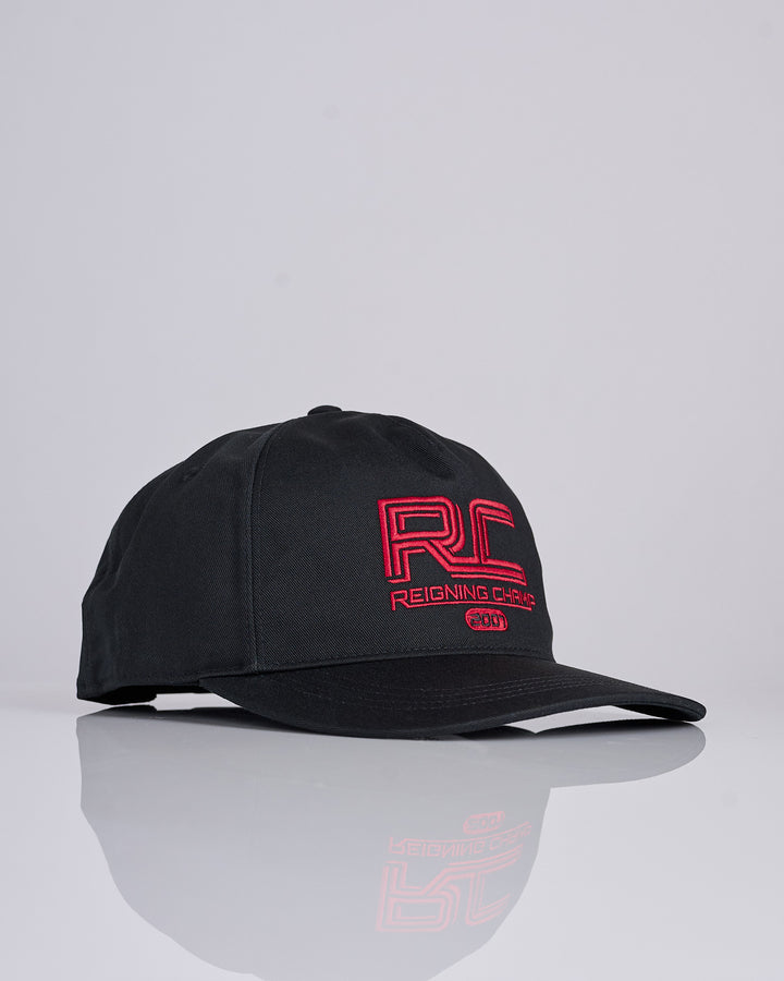 Reigning Champ Racing Snapback Cap Black Red