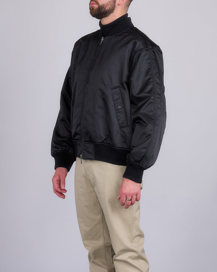 Reigning Champ Nylon Woven Crew Jacket Black