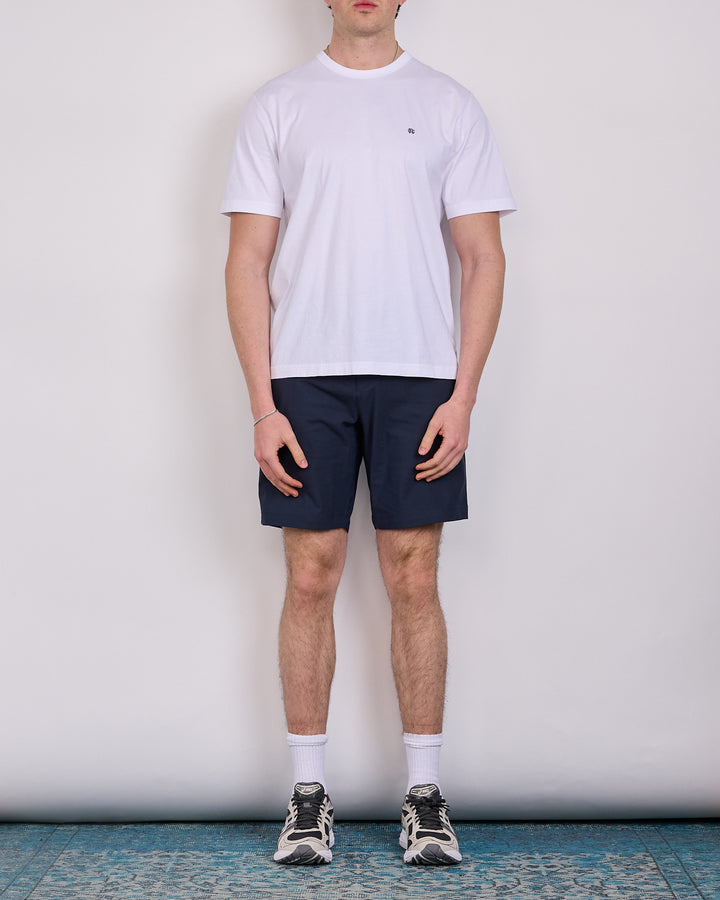 Reigning Champ Stretch Warp Knit 9-Inch Coach's Slim Short Navy
