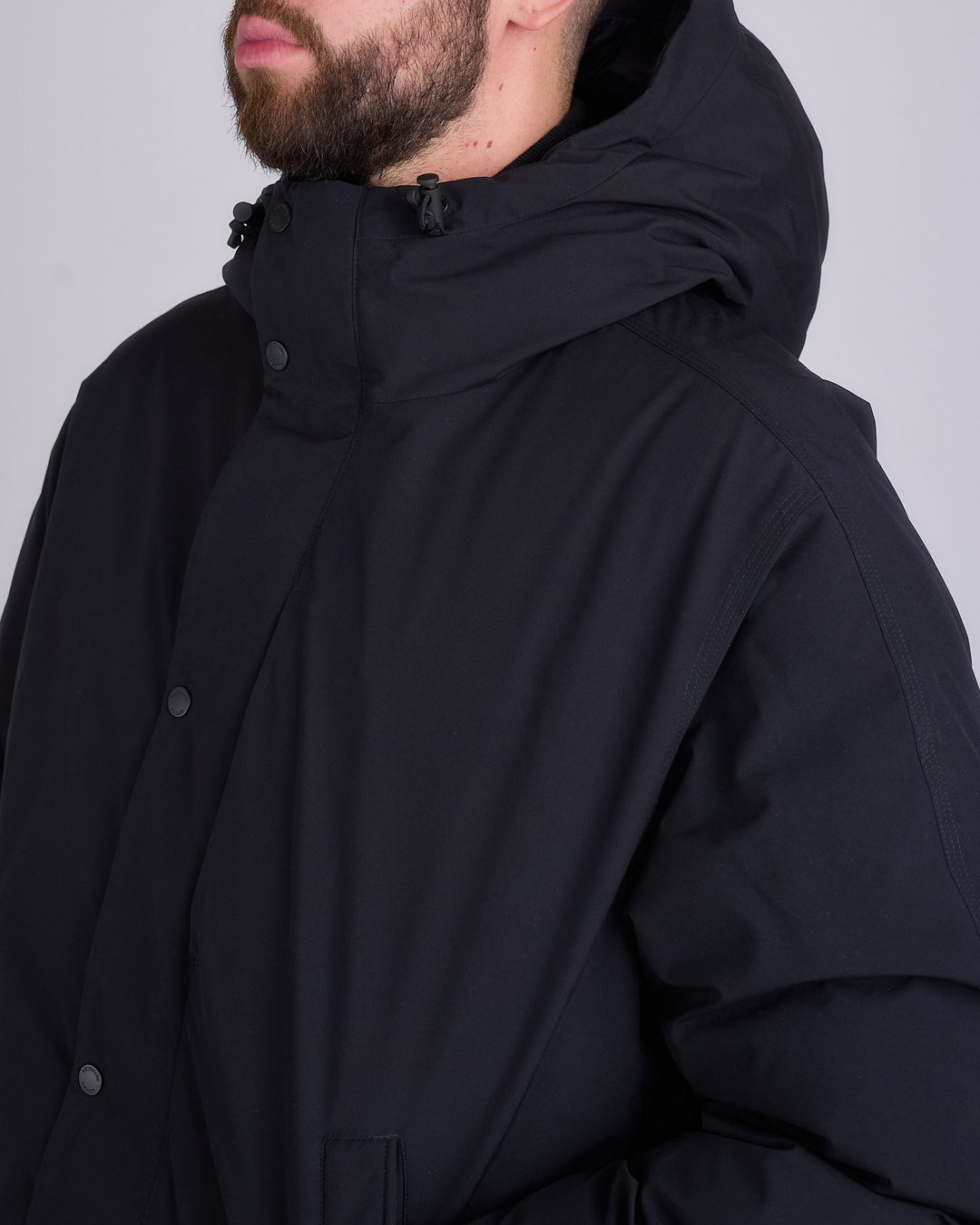 Reigning Champ Tech Nylon Sideline Parka Black